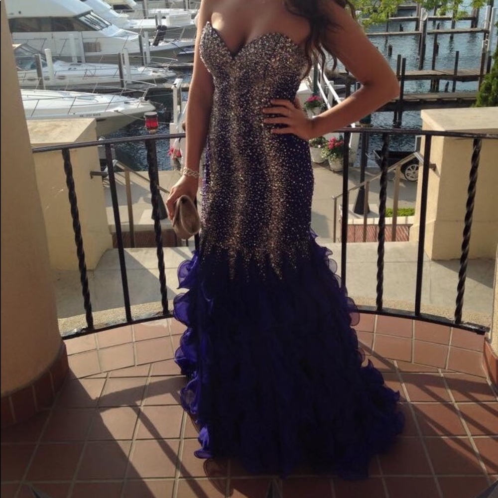 Elegant Mermaid Style Prom Dress💜